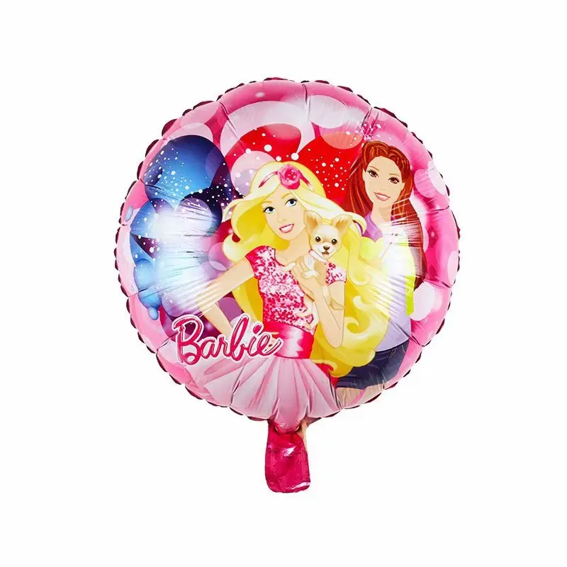 5/10 шт 18inch Baby shower девочка надувные гелием в честь принцессы из мультфильма для девочек; Фольга Воздушные шары Дети были счастливы День рождения украшения