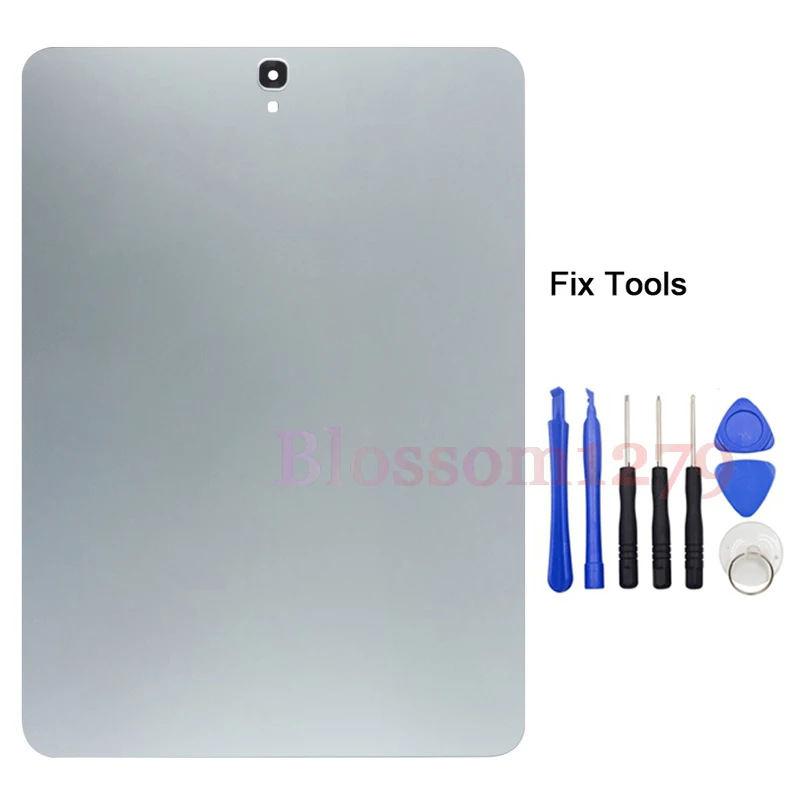 1Pcs Back Battery Cover Glass Panel Door Housing For Samsung Galaxy Tab S3 T820 T825 T827 Replacement