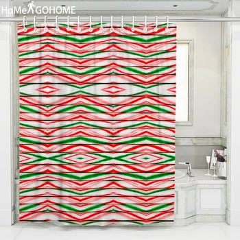 

Christmas Shower Curtains 3D Sweet Rainbow Candy Bathroom Curtain Douchegordijn Bath Curtain Rideau De Douche Cortinas De Bano