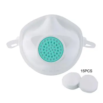 

Silicone masks dust filter masks practical wear-resistant masks portable masks safety mask with 15 filter pad