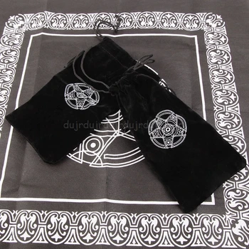 

Entertainment Velvet Pentagram Tarot Card Storage Bag Toy Jewelry Home Board Game Mini Drawstring Package S16 19 Dropship