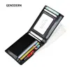 GENODERN RFID Blocking Men Mini Leather Ultra Fashion Dollar Slim Male Purse 1