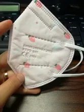 10-100 Uds FFP2 ffp2 5-capas Mascarillas 9-12 años los niños protectora de SEGURIDAD Homologada ffp2kn95 máscaras KN95 Filtro de polvo de sagornasapp