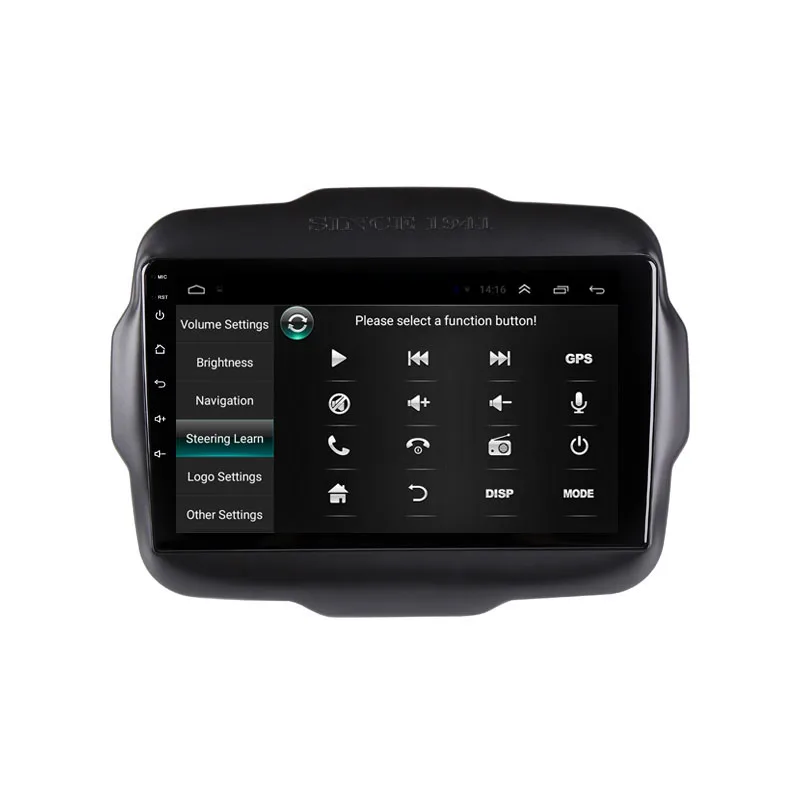 Best 9" 2.5D IPS Android 9.1 Car DVD Multimedia Player GPS for Jeep Renegade 2015 2016 2017 2018 audio car radio DSP 32EQ navigation 19