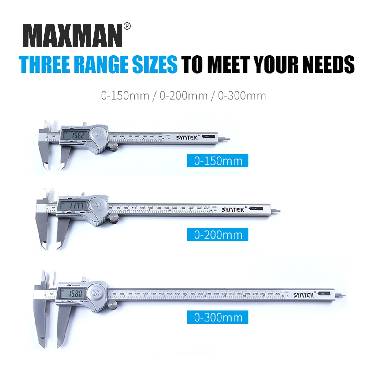 MAXMAN 0-150 мм/0-300 мм все Нержавеющая сталь высоко точный Цифровой Электронный штангенциркуль траммель для измерения и измерительные инструменты