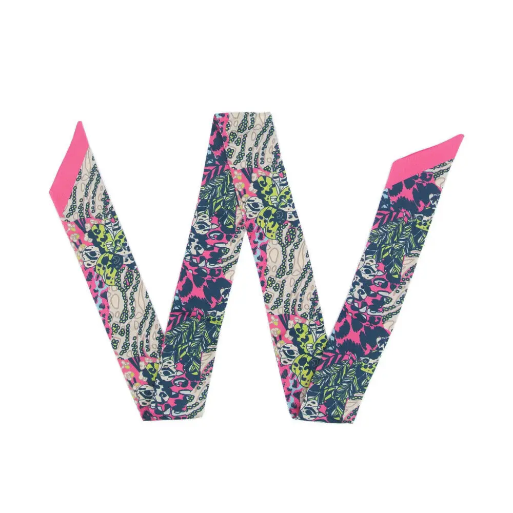 

47" Handbag Handle Wrap Purse Scarf Handbag Scarves Mini Scarf Neckerchief Womens Head Scarves Long Hair Wrap Scarf for Women