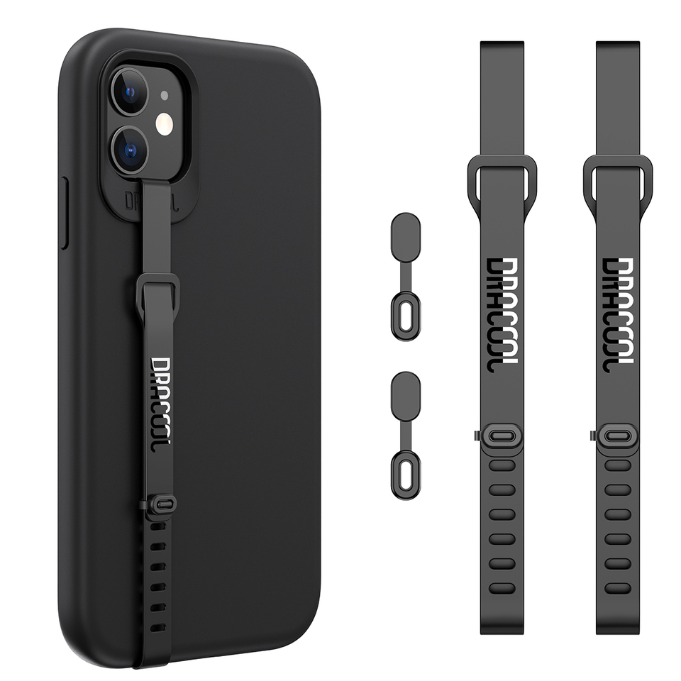 2pcs Soft TPU clear Wristband Hand Band silicone Grip Phone Hand Finger Ring Holder Strap Ropes For Samsung For iPhone kickstand