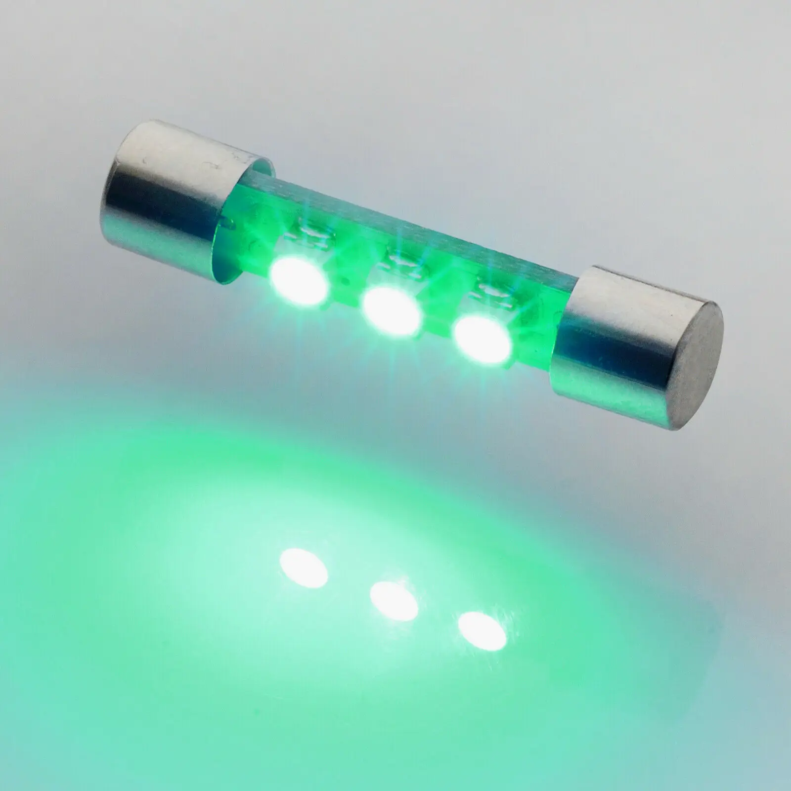 50Pcs Verde Smeraldo Ac8V Led Tipo Di Fusibile Lampadine Per Marantz Sansui Keenwood Ricevitori Pioneer E Altri Amplificatori Vintage