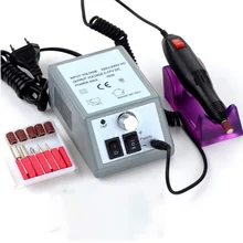 20000 ОБ/мин, электрические маникюрные дрели, аксессуары, инструменты для педикюра, напильники, комплект инструментов для маникюра, сверло для ногтей, Шлифовальные полосы переменного тока 110-240 В