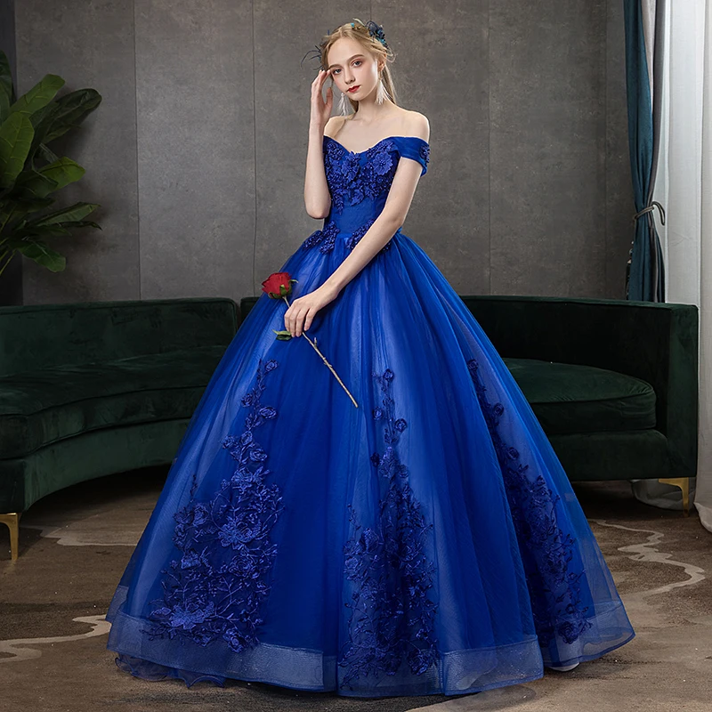 Gryffon Quinceanera Dresses Party Prom Off The Shoulder Ball Gown Classic Lace Embroidery Vintage Quinceanera Dress Plus Szie