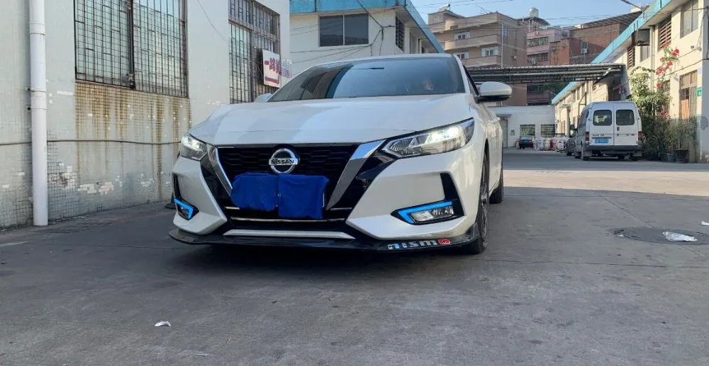 Год для Sylphy Дневной светильник sentra bluebird cefiro автомобильные аксессуары светодиодный DRL головной светильник для Sylphy противотуманный светильник