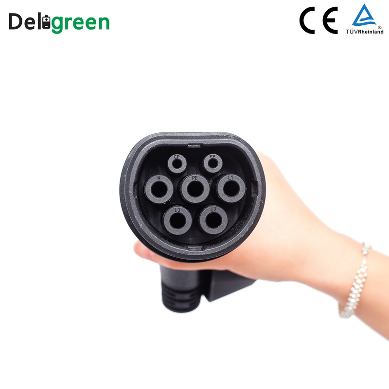 5m 16A 32A single phase EV Cable Type 2 to Type 2