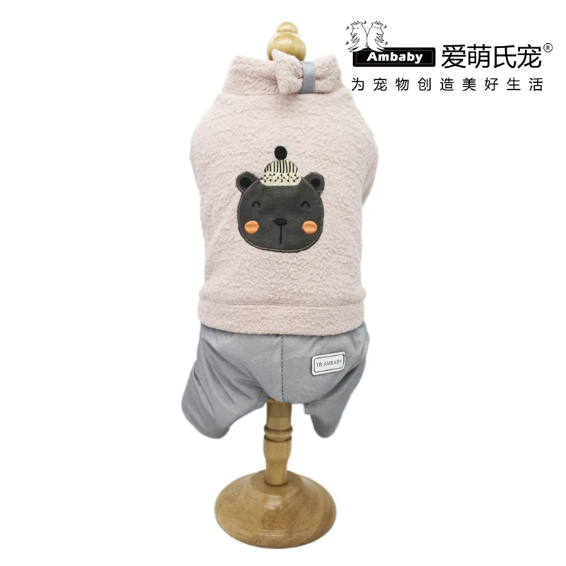Ambaby демисезонная одежда для домашних животных продукт 4 брюки с широкими штанинами теплая курта для собак одежда собака одежда для маленьких собак средних и больших размеров, Размеры Домашние животные, собаки и кошки