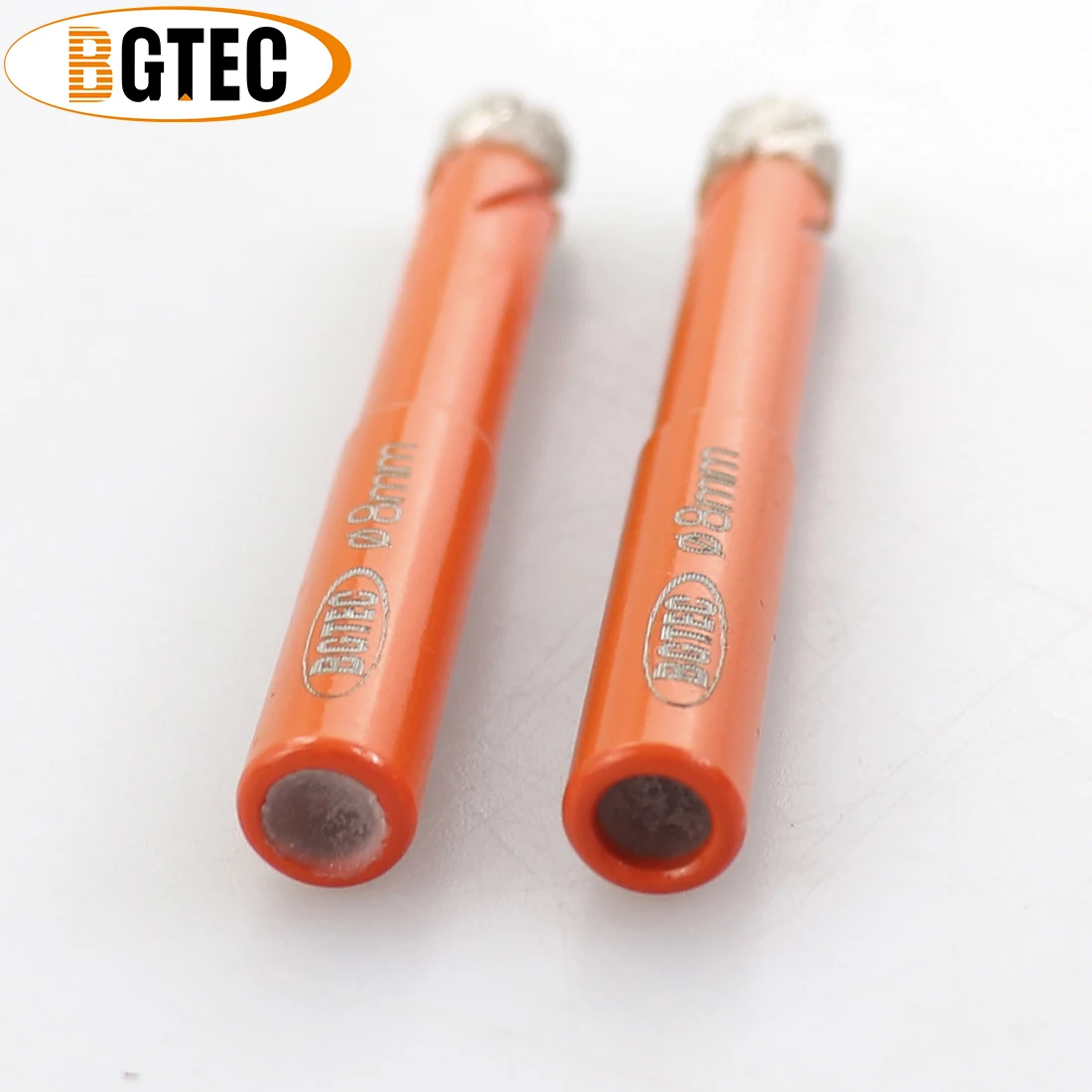 Сверла BGTEC круглые 8 мм 2 шт. для сухого сверления Вакуумные Паяные алмазные сверла