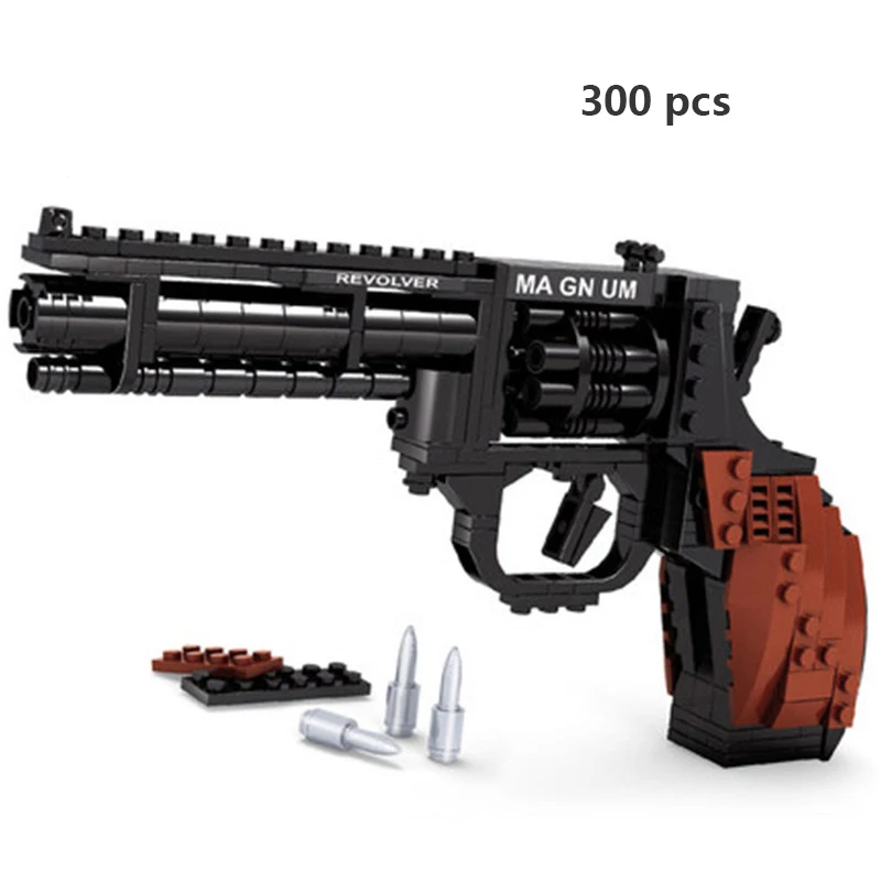 Ausini пистолеты Technic Пистолет Desert Eagle Submachine 98k модель SWAT WW2 полицейское оружие Модель