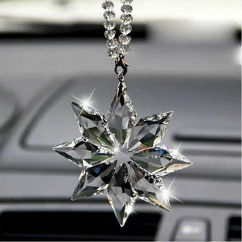 

Accessories Snowflake ornaments Rear View Mirror Parts Interior Decoration