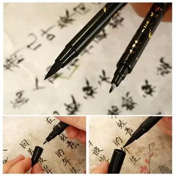 

Calligraphy Brush Pen To Choose Soft Brush Felt Tips Fineliner School Sketch Liner Drawing Signature Pens Supplies Manga Z5R4
