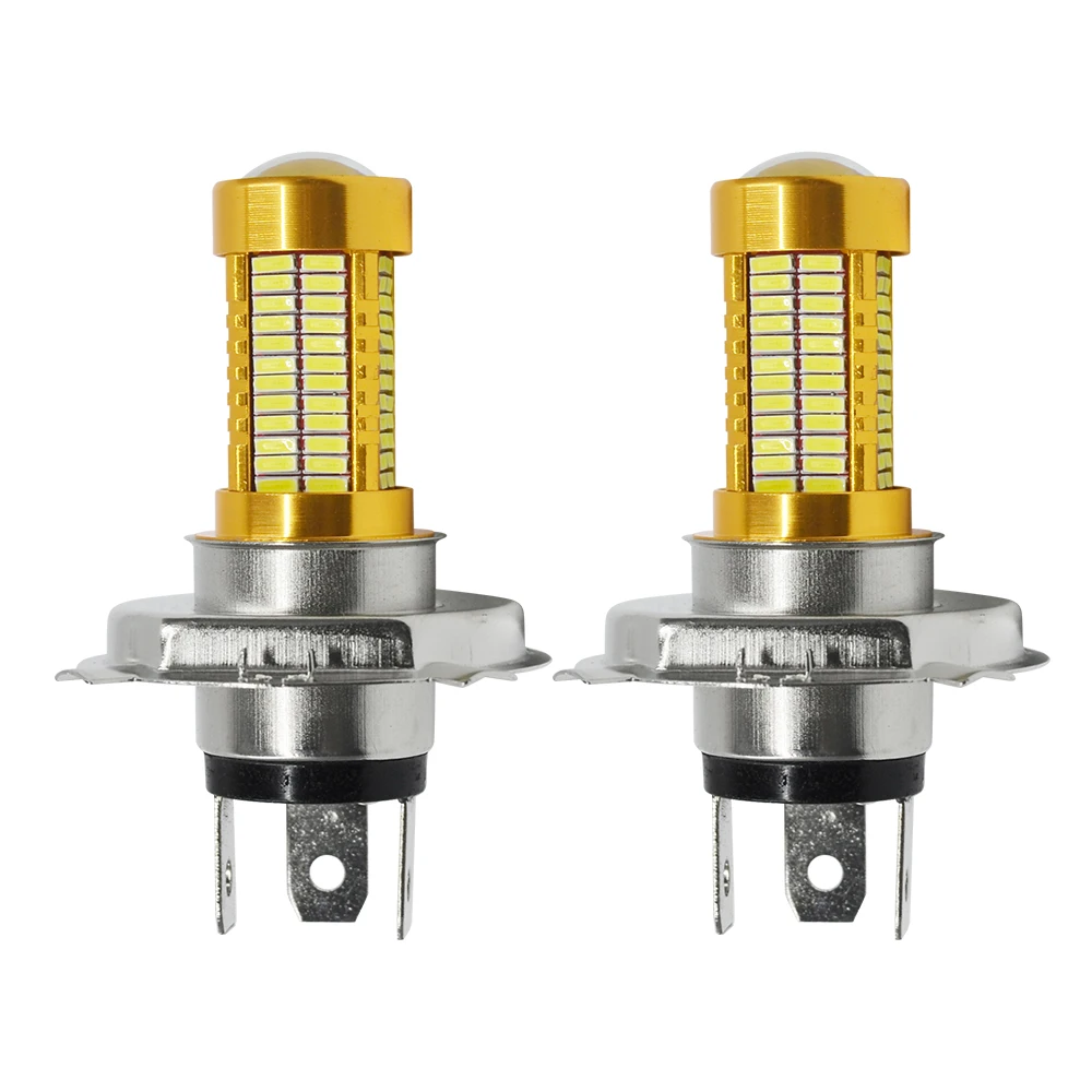 2 шт. 1156 BA15S 4014 106SMD P21W Белый светодиодный фонарь для стоп-сигнала DC 12V 750LM подходит для автомобильного тормоза/заднего света белый 6000K