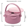 Baby Infant Learning Feeding Snack Cup Solid Color BPA Free Food Storage Box Container With Silicone Lid For Children 6