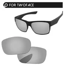 Papaviva хромированное зеркало поляризованные Сменные линзы для Солнцезащитные очки Рамка UVA и UVB Защита