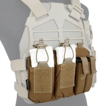 TMC тактическая Пистолетная обойма мешок подсумок для оружия Перевозчик Для SS многофунциональный жилет крюк и петля 2683