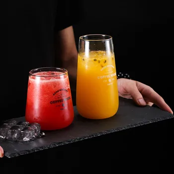 

Juice Glass Cup Set Cute Soda Resistant Glass Cup Home Tall Beer Glass Cups Whisky Pot Belly Cup Copos De Vidro Drinkware AC50GC