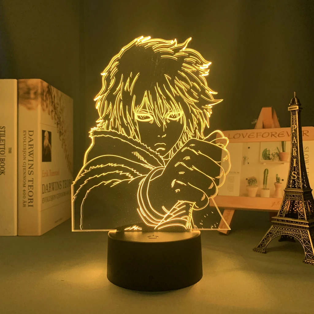 candle night Anime Vinland Saga Led Lamp Thorfinn Karlsefni Figure for Kid Bedroom Decor Friend Birthday Gift 3d Light Manga Vinland Saga nursery night light