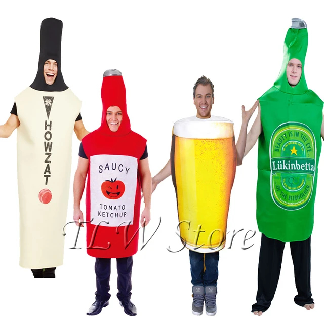 Carnevale Halloween Cosplay Stage abbigliamento promozione del prodotto  birra salsa di pomodoro Softball Bat Beer Festival costumi di birra tedesca  - AliExpress