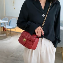 Модная сумка для женщин Новая модная Корейская версия универсальная сумка-мессенджер Высококачественная модная маленькая квадратная сумка на цепочке