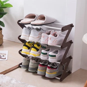 

Shoes Organizer Non-woven Fabrics Shoe Rack, Multi-Layer Shoe Storage Organizer, Stackable Tower Shelves