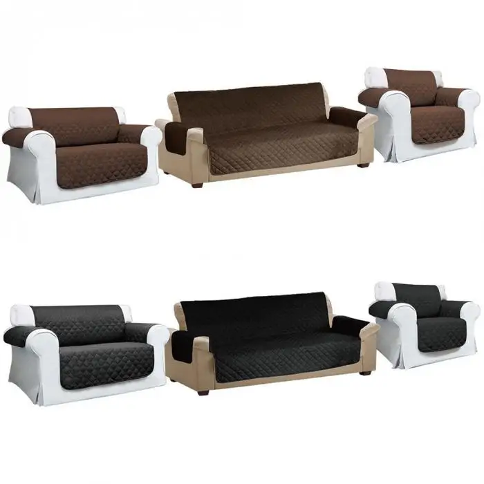 Стеганый диван подлокотник стул набор ПЭТ протектор скольжения чехол мебель подушки броски NE