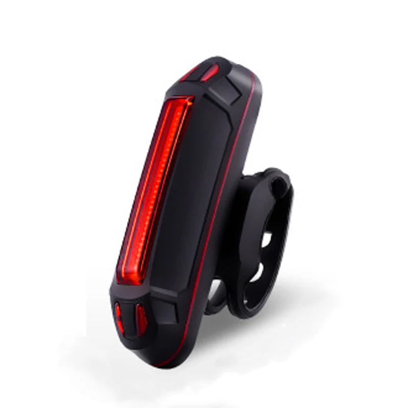 XANES TL09 110LM 6 Modes Bike Tail Light 360° Rotation USB Charging IPX4 Waterproof Warning Light for Camping Torch Lantern - Испускаемый цвет: Красный