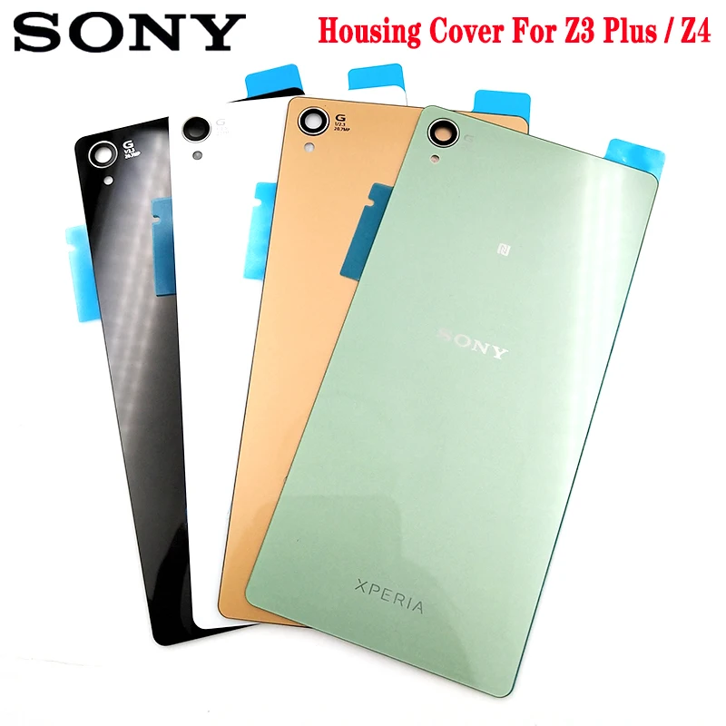 Задняя крышка батарейного отсека стеклянная для Sony Xperia Z4 Z3 +/Z3 Plus E6553 E6533 с