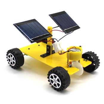 

Handmade Model Toys for Primary and Secondary School Students with Dual Solar Panels