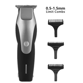 

USB Rechargeable Hair Clipper Electric Trimmer Men Beard Professional Hair Cutting Machine Haircut Barber With 3 Limit Combs