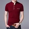 FuyBill Mandarin Collar Short Sleeve Tee Shirt Men 2022 Spring Summer New Style Top Men Brand Clothing Slim Fit Cotton T-Shirts ► Photo 2/6