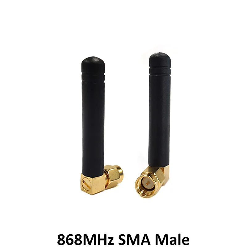 GRANDWISDOM 1/2/5pcs 868mhz antenna 3dbi sma male 915mhz lora antene pbx iot module lorawan signal receiver antena