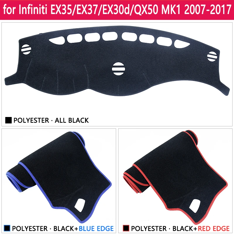 Для Infiniti QX50 EX35 EX37 EX30d 2007~ J50 Противоскользящий коврик для приборной панели Защита от солнца Dashmat автомобильные аксессуары коврик 2008 2009