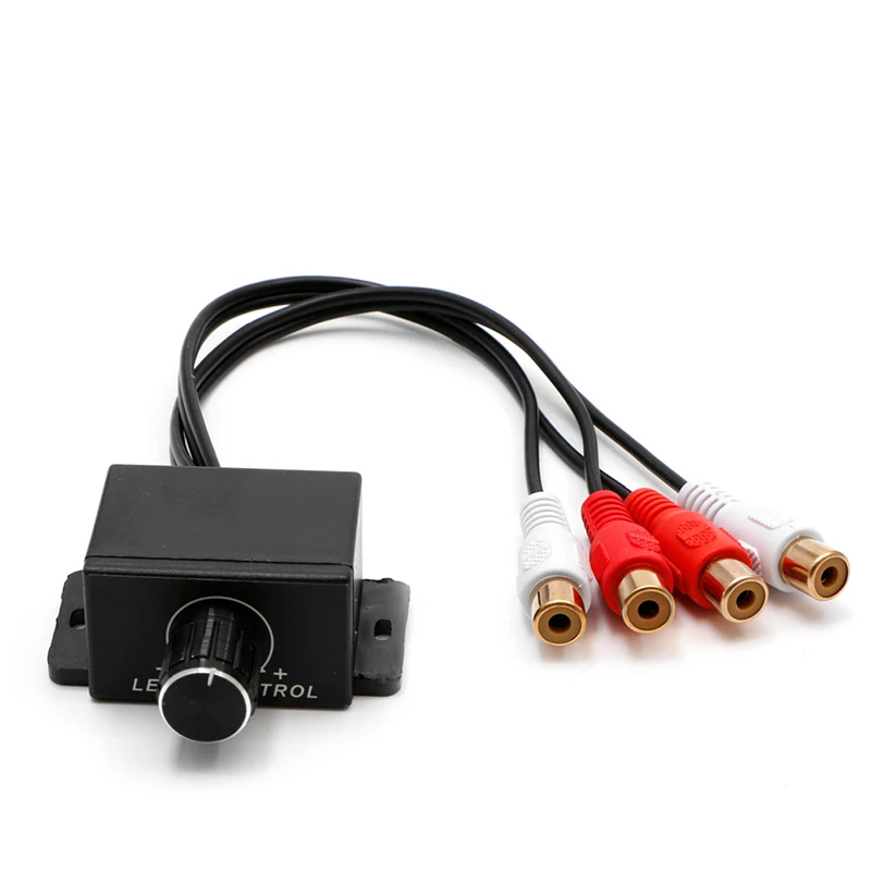 Universal Car Audio Amplifier Bass RCA Level Remote Volume Control Knob LC-1 New C6UB