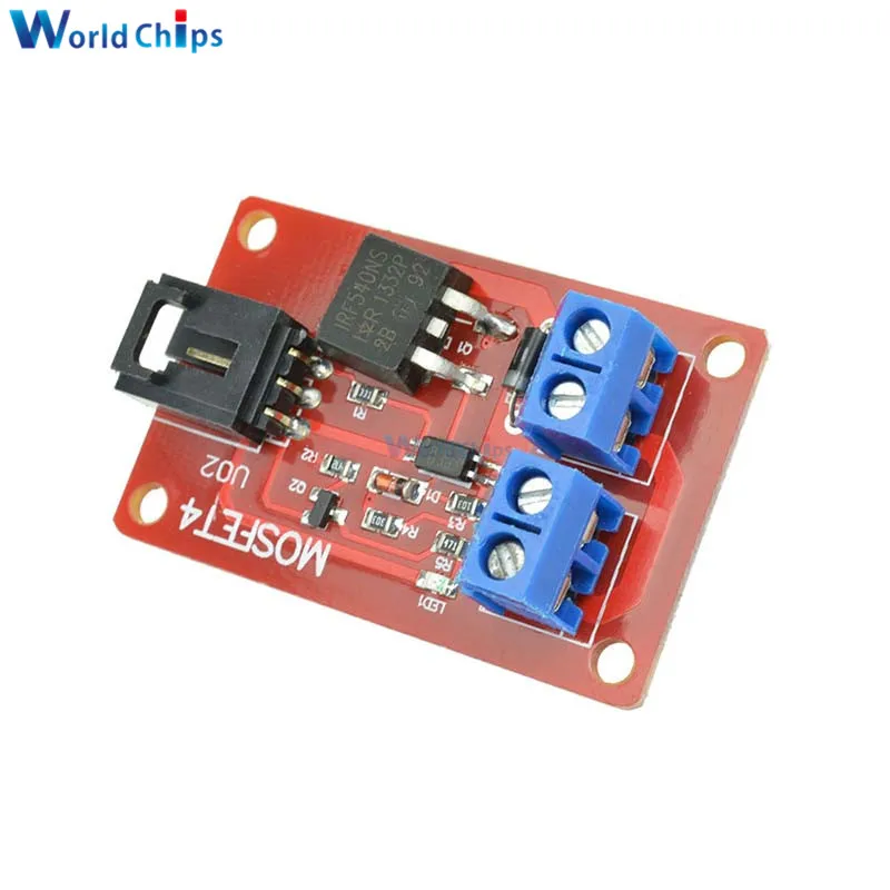 1CH 1Route MOSFET Button IRF540 Power Switch Module | Электронные компоненты и принадлежности