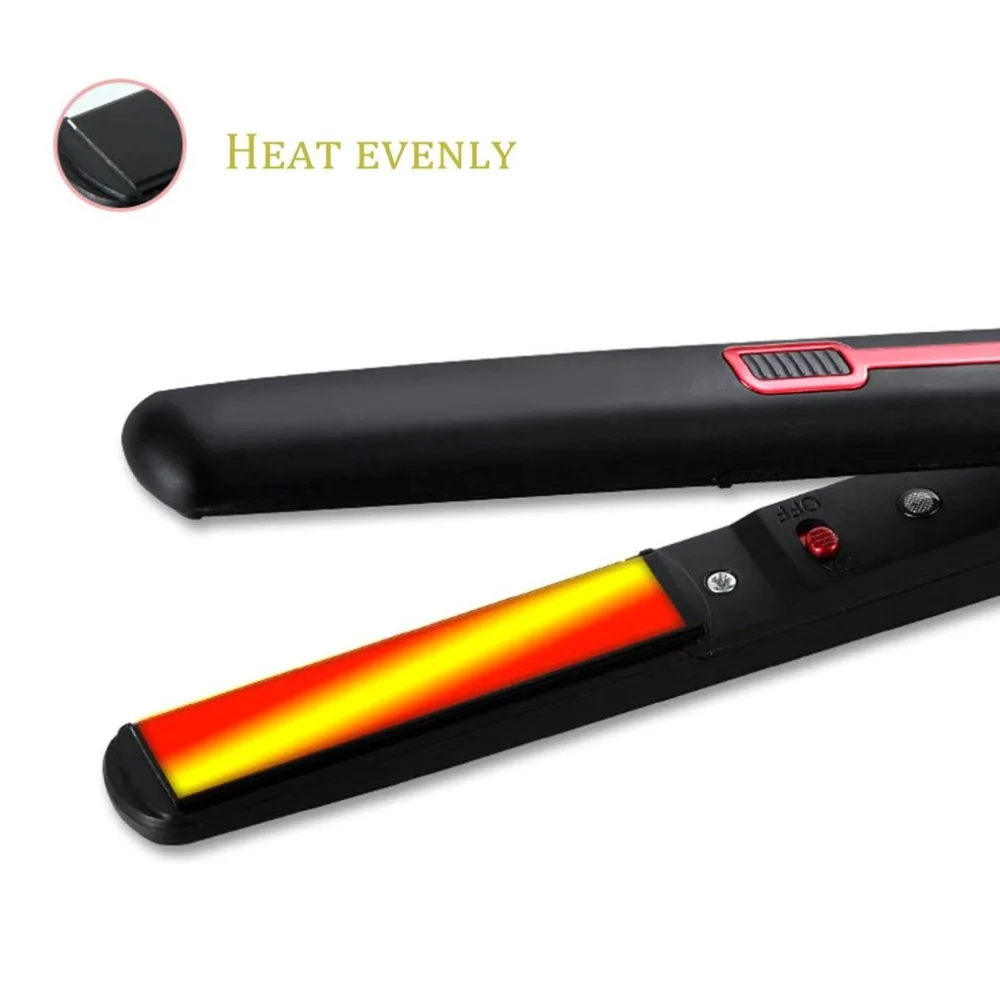 Portátil de Cabelo Estilo do Cabelo Novo Mini Liso Splint Placa Franja Curling Straightener Faça Você Mesmo Elétrica Curlers Ferramentas Seco & Molhado 5 High Quality Beleza e saúde