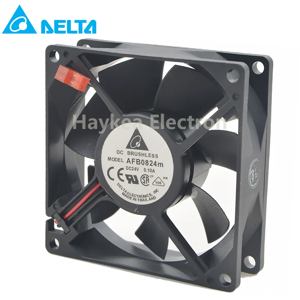 for delta AFB0824M 8025 24V 0.10A 80x80x25mm 8CM for delta inverter converter cooling fan 1 order
