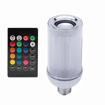 

Bluetooth o LED Music Light Mobile APP Control Colorful Music Light Smart Flame Music Light Bulb