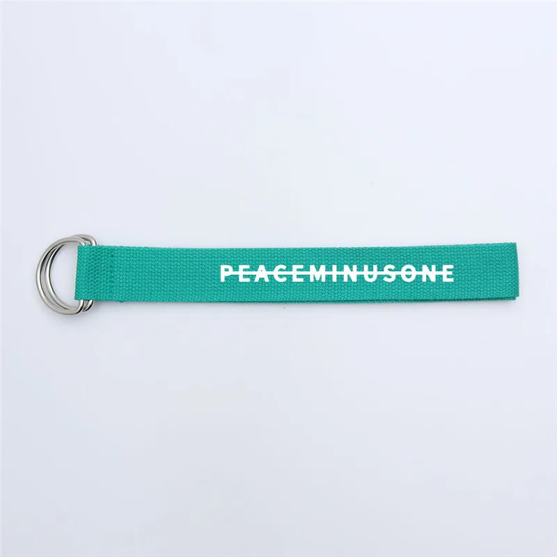 LIGHT GREEN KPOP G-Dragon 8 различных цветов пояс с надписью «peaceminusone» Kwon Ji Young LJJ849 - Цвет: LIGHT GREEN