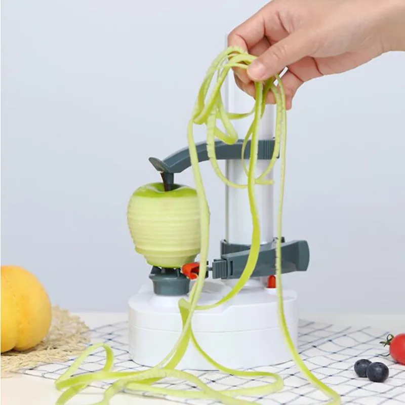 Многофункциональная электрическая Овощечистка для фруктов и овощей, автоматическая Овощечистка для яблок, кухонный инструмент, картофелечистка, пилинг машина с лезвием