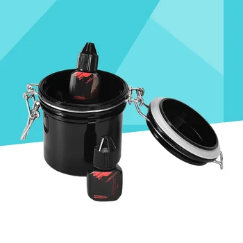 

1pc Eyelash Glue Storage Jar Durable Sealed Portable Plastic Eyelash Extension Tools Storage Tank Container