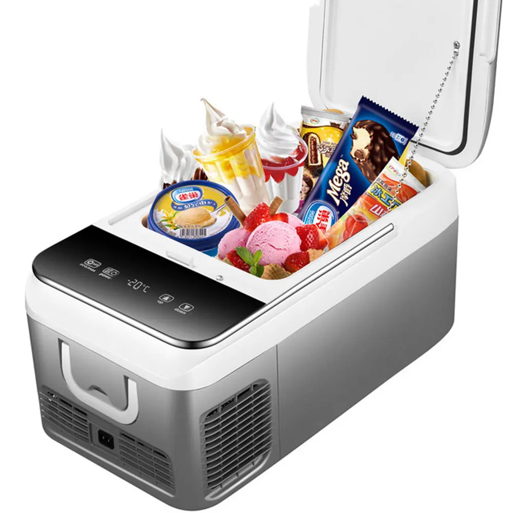 Portable Dc 24V 12V Car Refrigerator Freezer Cooler 26L 18L Auto Fridge Quick Refrigeration Home Picnic Icebox