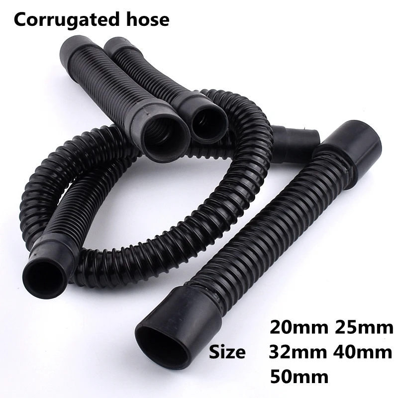 25/32/40mm I.D Aquarium Corrugated Pipe Durable Fish Tank Inlet Outlet ...