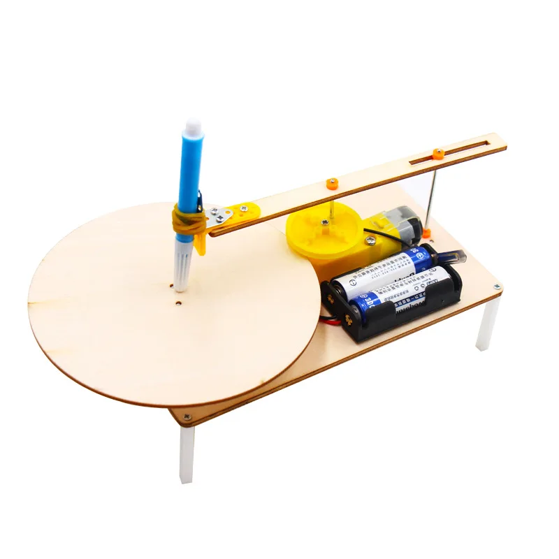 

Creative Wooden Electric Plotter DIY Students Science And Technology Small Production Invention Science Experiment Equipment Who