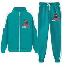 

Merch Game Squid Hoodie Sweatshirt Zip Hoodie Set Fleece Cotton Jacket Casual Streetwear Pullovers Streetwear 218